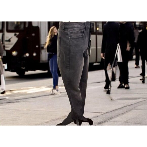 Indigo Rising Womens High Rise Slim Straight Denim Jeans Jr Size 13/31  Black - Picture 9 of 16